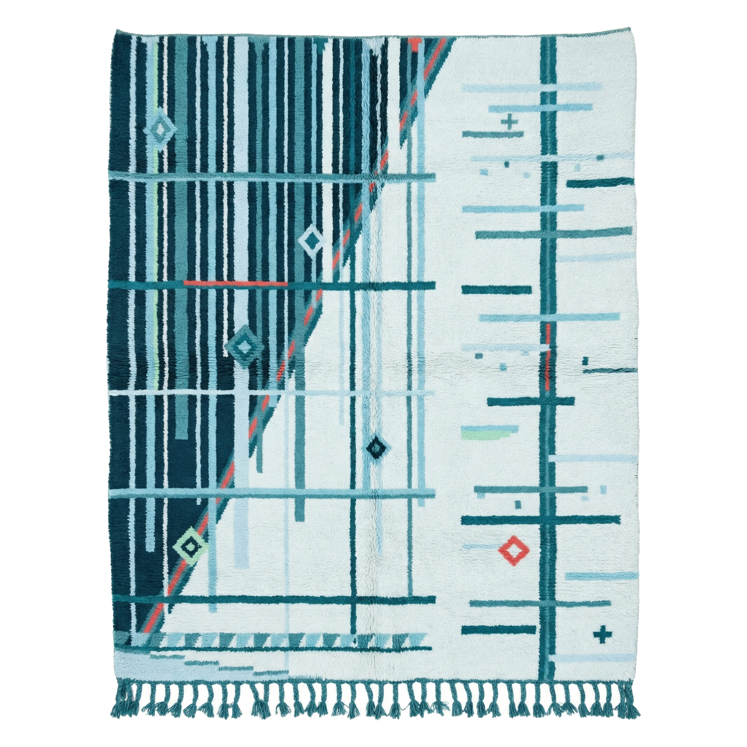 Atlantic Grid Beni Mrirt Rug